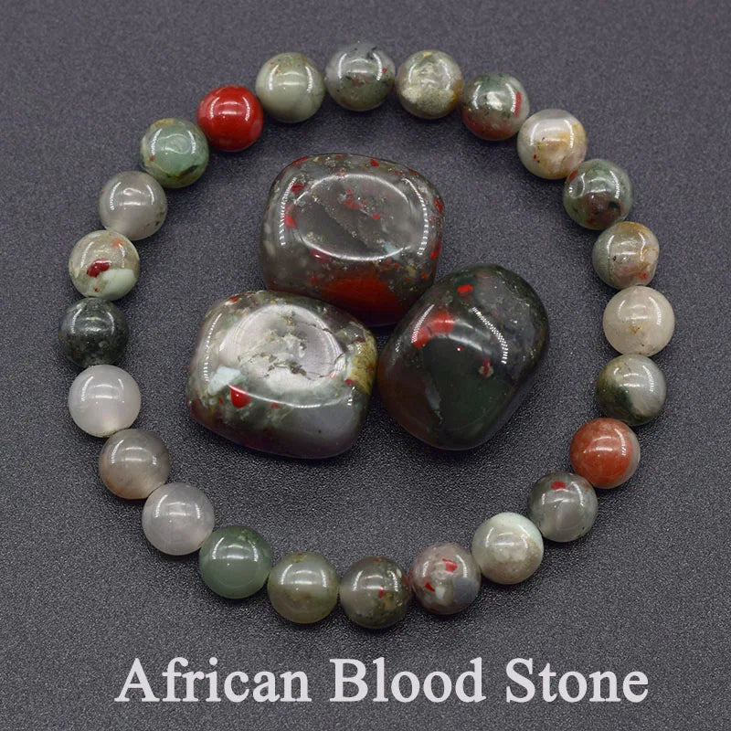 African Bloodstone Bracelet – Courage, Healing & Vitality