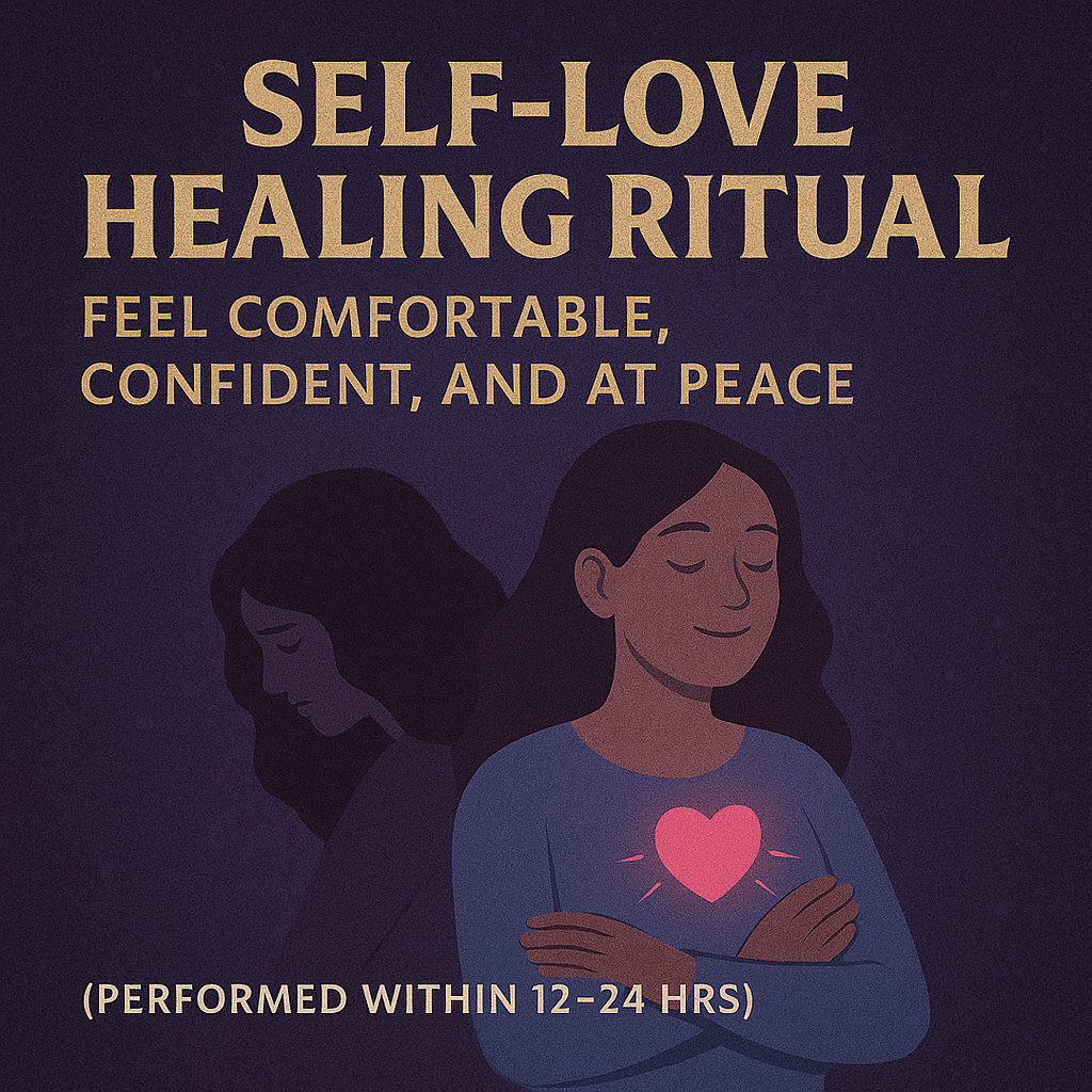 Self-Love Healing Ritual — Feel Comfortable, Confident, and At Peace (Performed within 12–24 hrs)