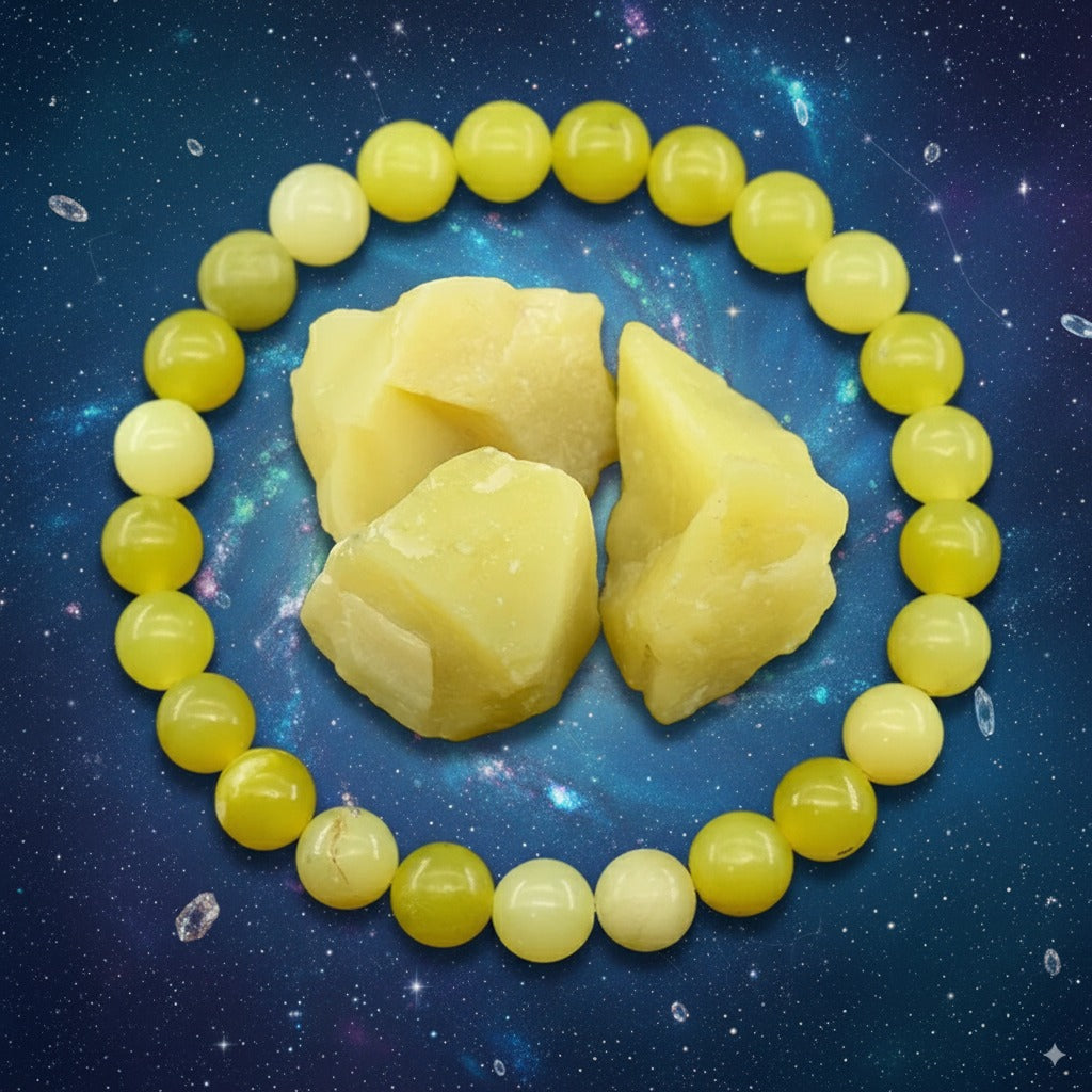 Lemon Jade Crystal Bracelet – Joy, Clarity & Abundance