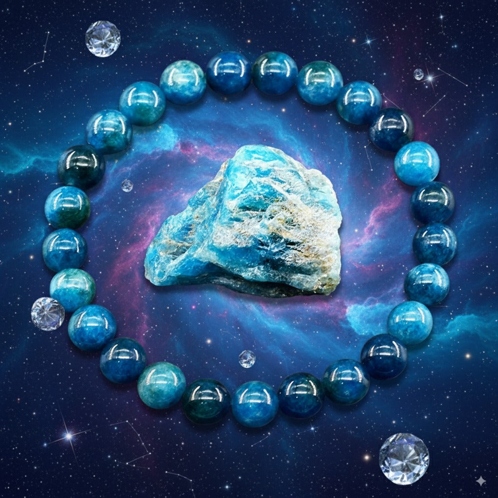 Blue Apatite Bracelet – Inspiration, Clarity & Manifestation