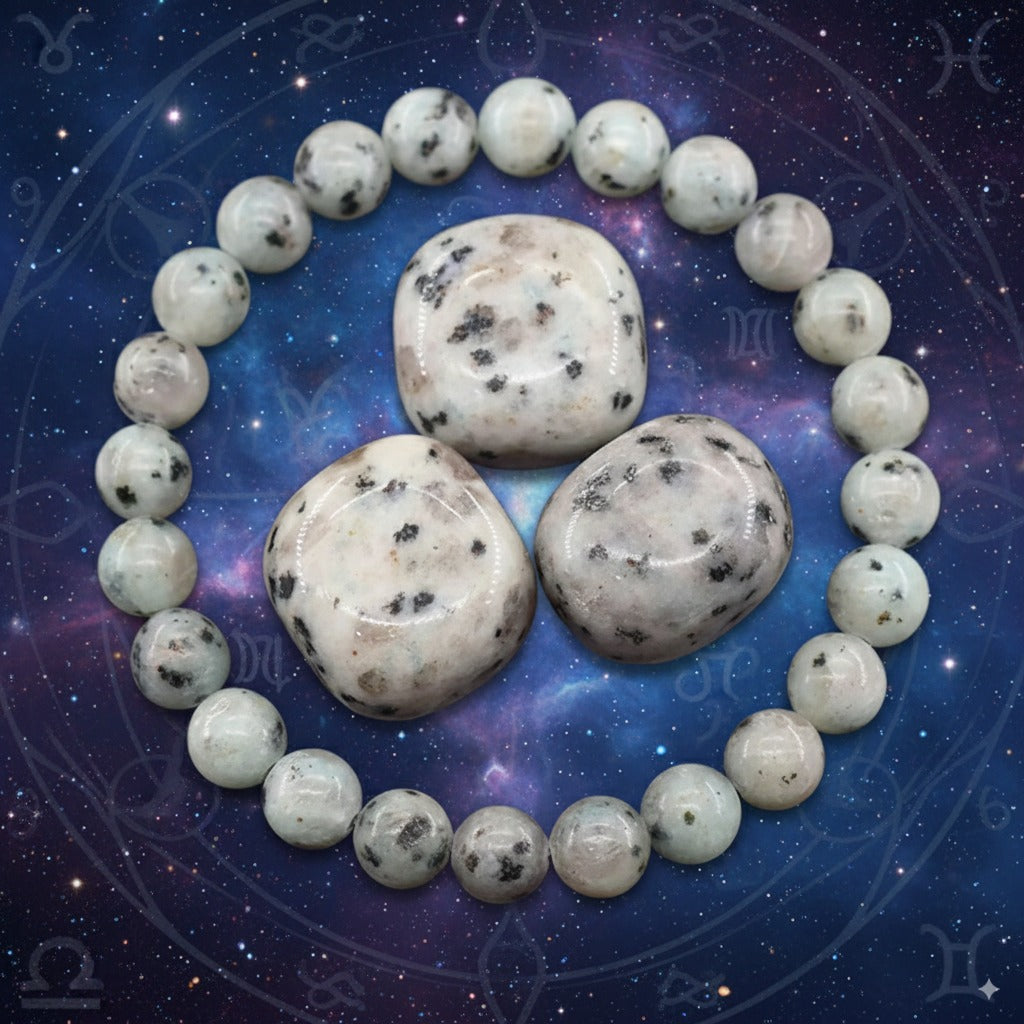 Tianshan Orchid Stone Bracelet – Harmony, Healing & Emotional Balance