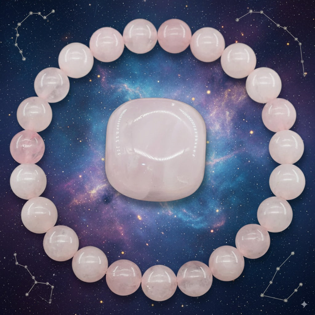 Rose Quartz Bracelet – Love, Compassion & Emotional Healing