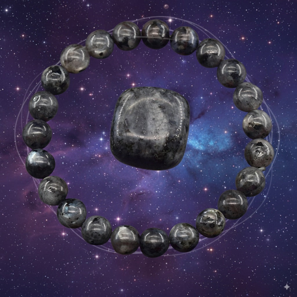 Labradorite Crystal Bracelet – Intuition, Transformation & Protection