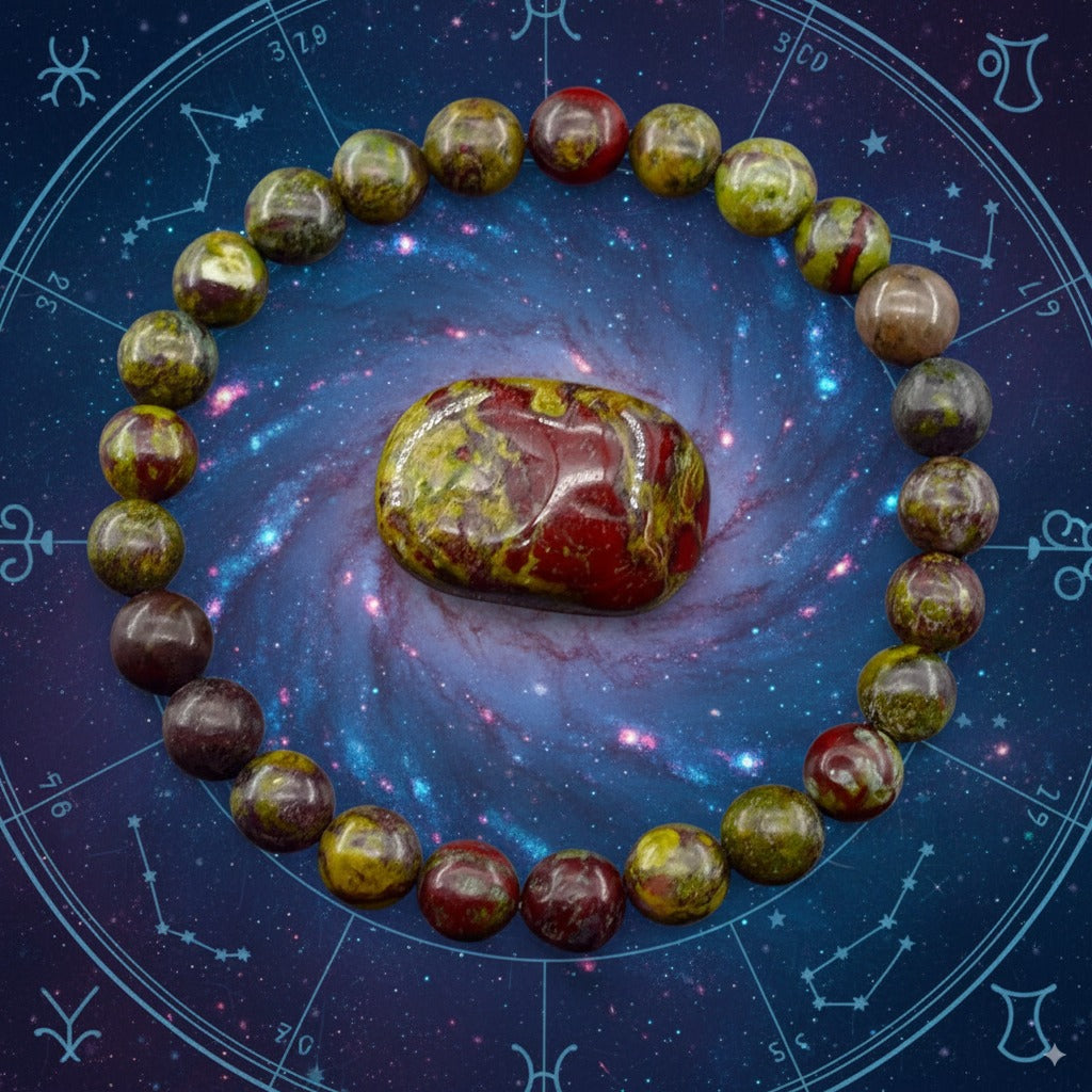 Dragon Blood Crystal Bracelet – Courage, Vitality & Manifestation