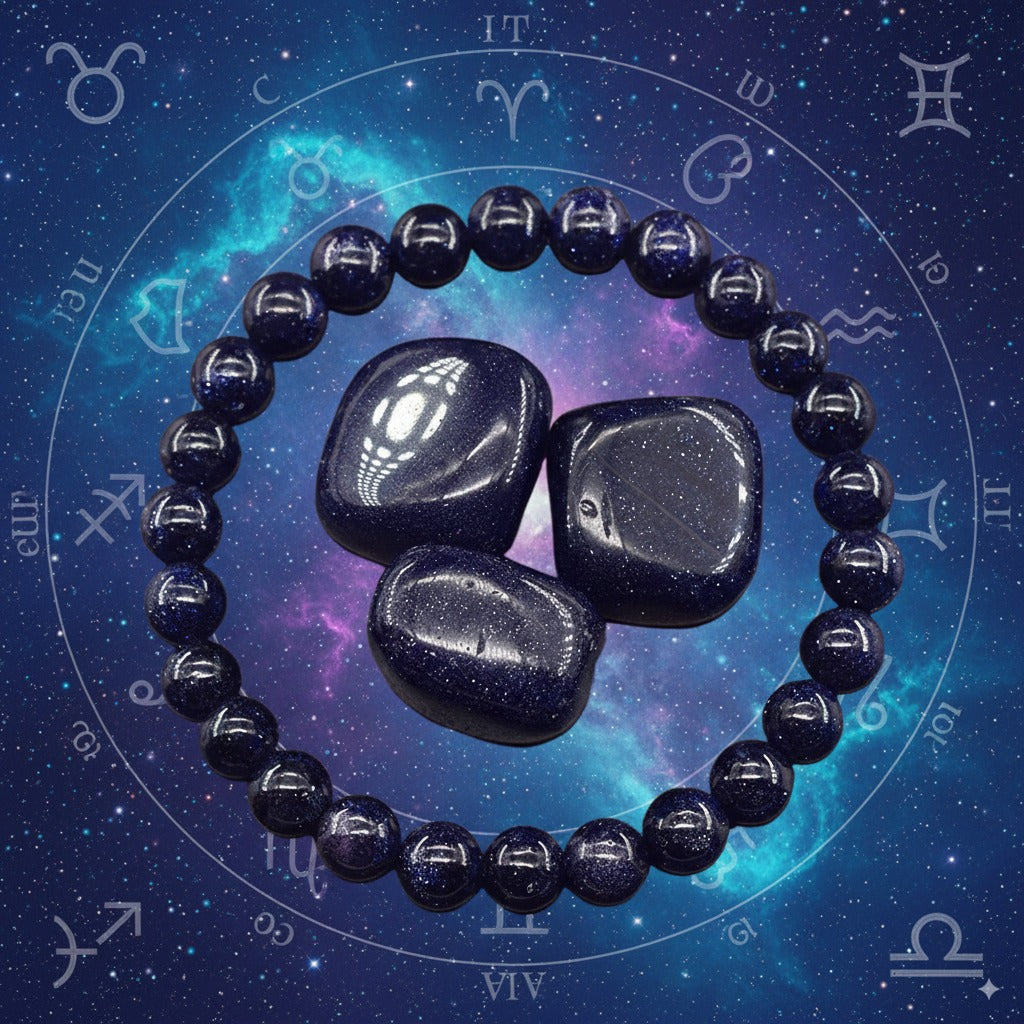 Blue Sandstone Bracelet – Ambition, Confidence & Manifestation