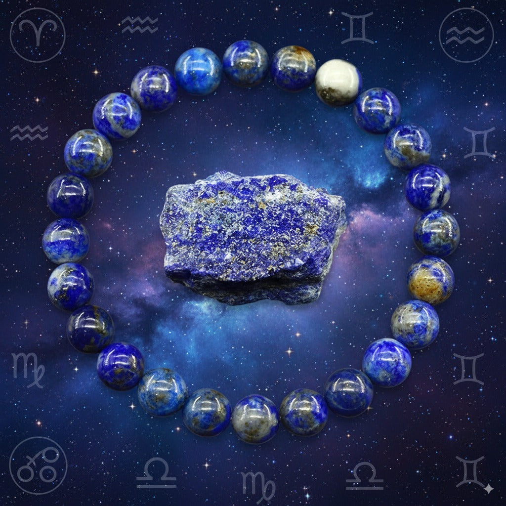 Lapis Lazuli Crystal Bracelet – Wisdom, Truth & Manifestation