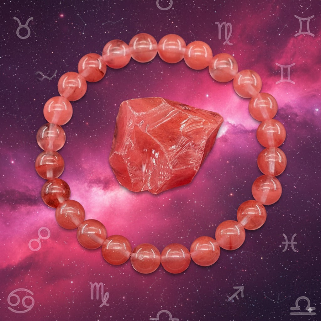 Watermelon Crystal Bracelet – Love, Joy & Emotional Healing