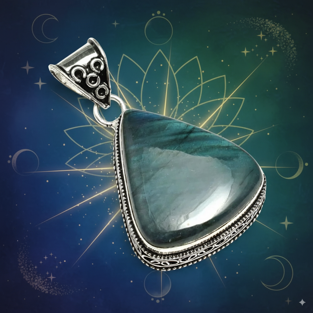 Labradorite Transformation & Protection Pendant