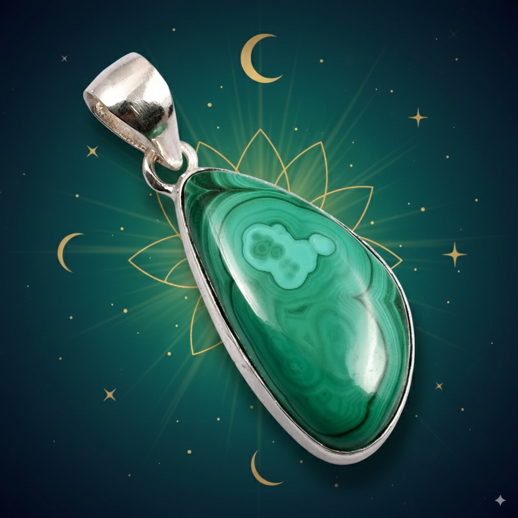 Malachite Protection & Transformation Pendant