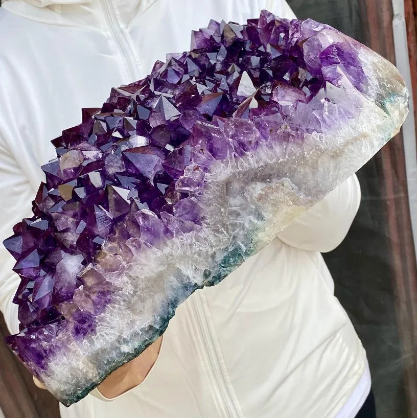 Natural Amethyst Cluster – Premium Grade Healing & Home Décor Crystal