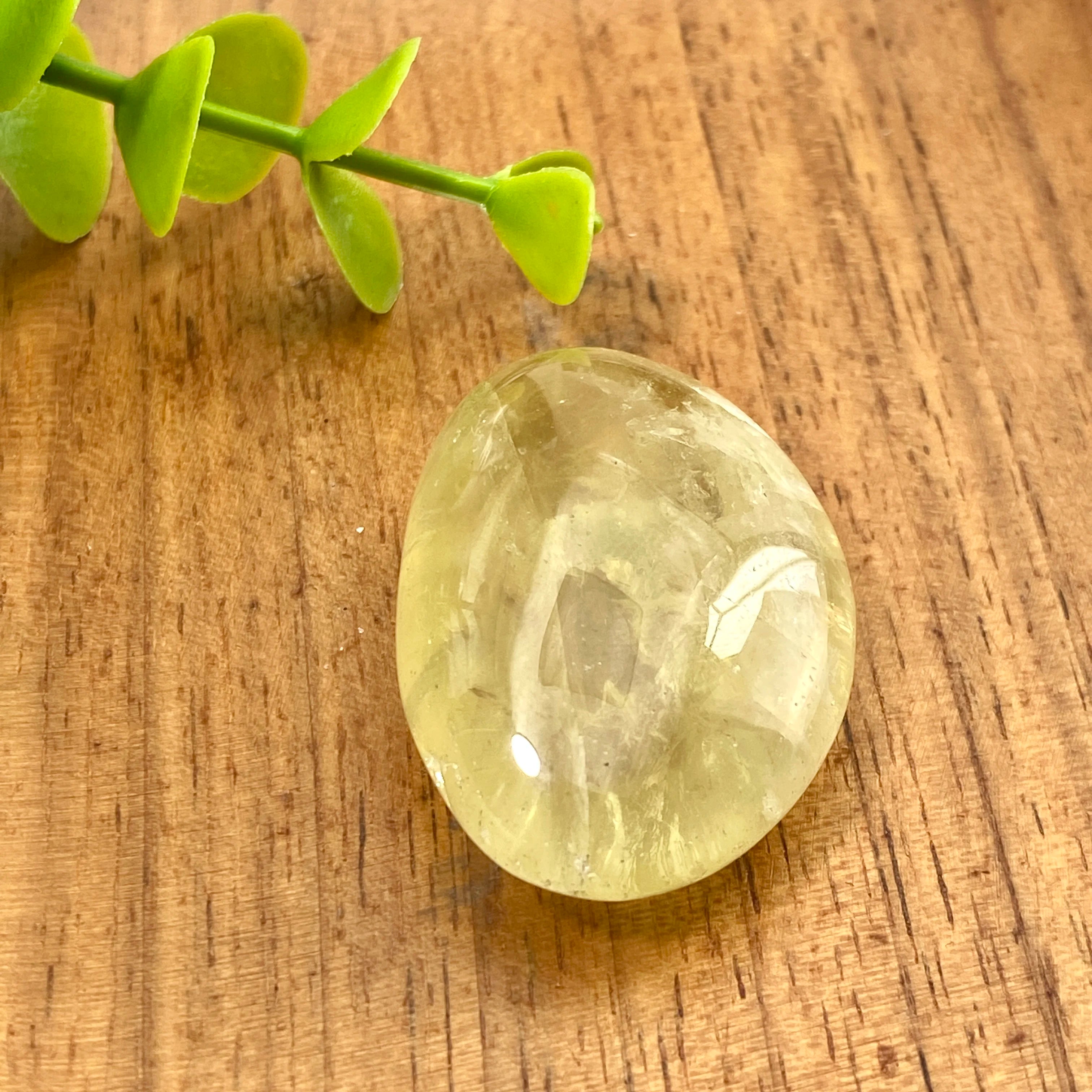 5PCS Lemon Citrine Tumbled Stones (1–5cm)