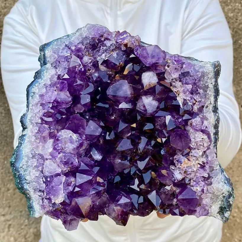 Natural Amethyst Cluster – Premium Grade Healing & Home Décor Crystal