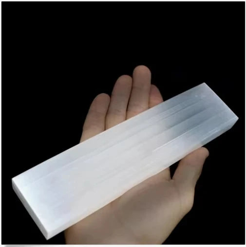 Selenite Slice Charging Station – Crystal Plate for Cleansing, Purification & Energy Healing