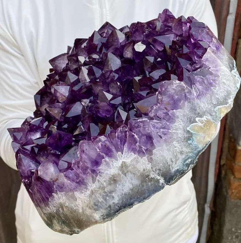 Natural Amethyst Cluster – Premium Grade Healing & Home Décor Crystal