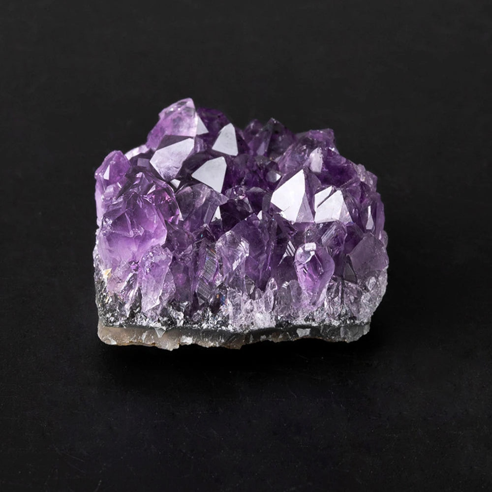 Natural Raw Amethyst Cluster – Purple Quartz Crystal from Uruguay | Irregular Mineral Specimen for Healing, Crafts & Home Décor (10–30g)