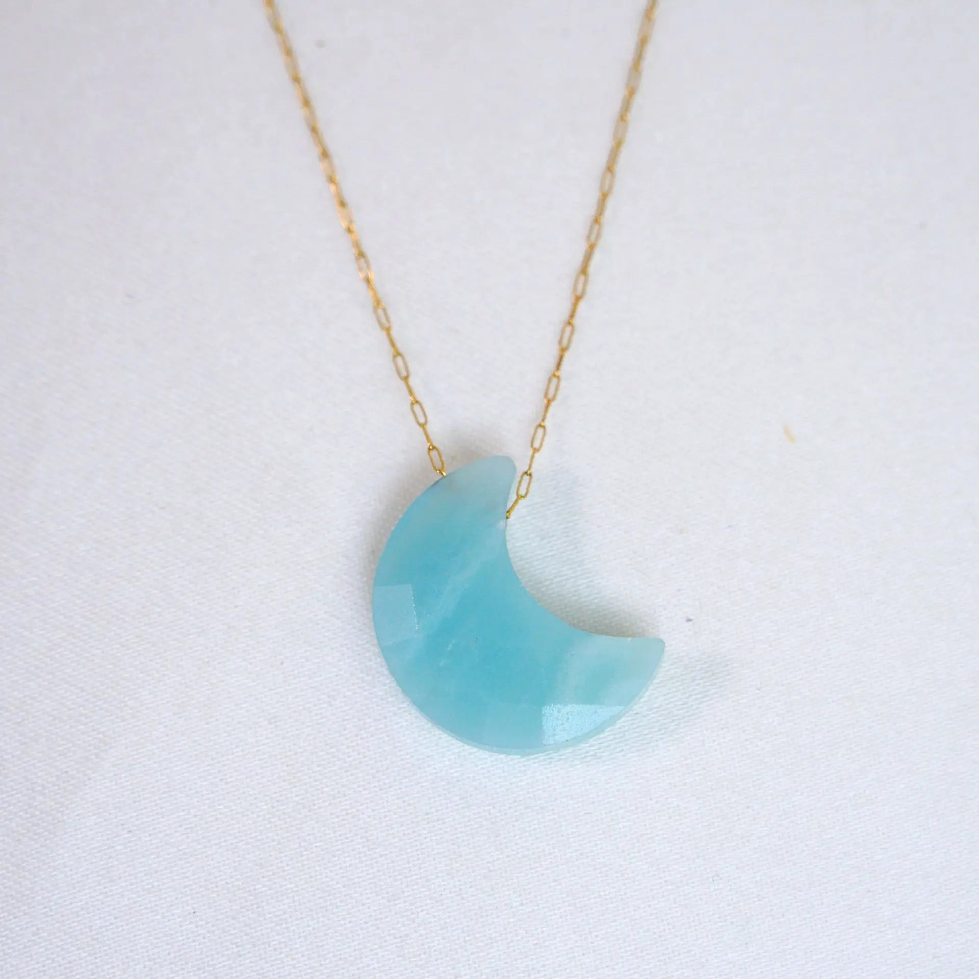 14K Gold-Plated Amazonite Pendant Necklace – Serenity & Self-Expression
