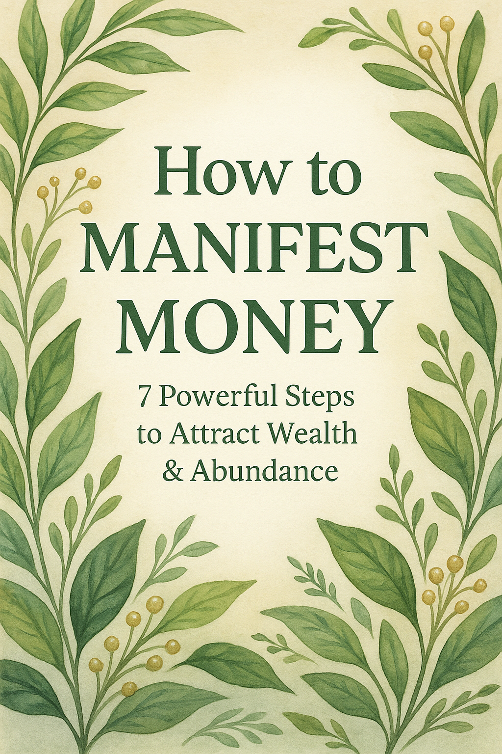 How to Manifest Money: 7 Powerful Steps to Attract Wealth & Abundance