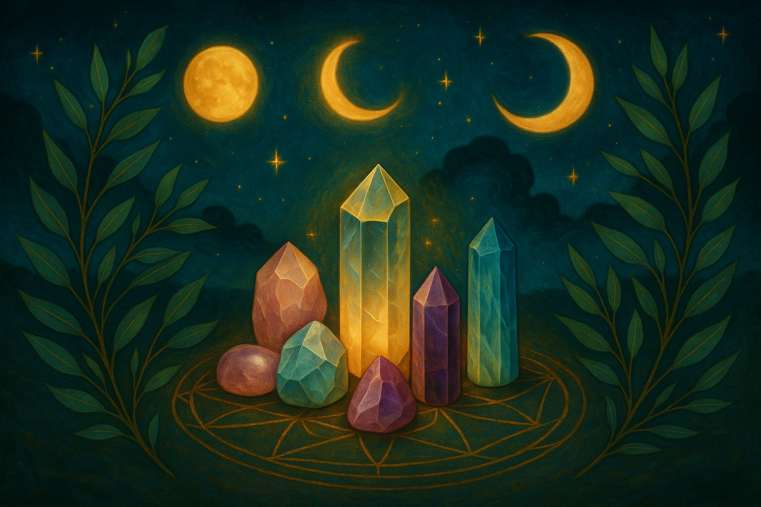 Moon Phase Manifestation with Crystals: Harness Lunar Cycles for Powerful Transformation