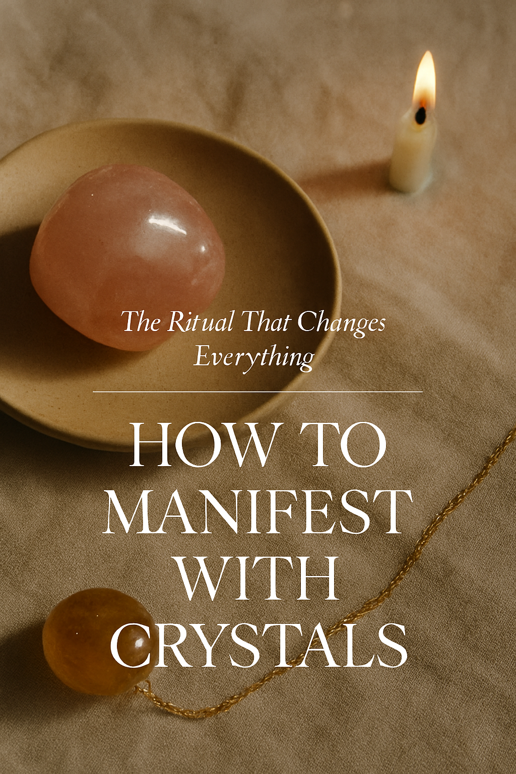 ✨ How to Manifest with Crystals: The Ritual That Changes Everything