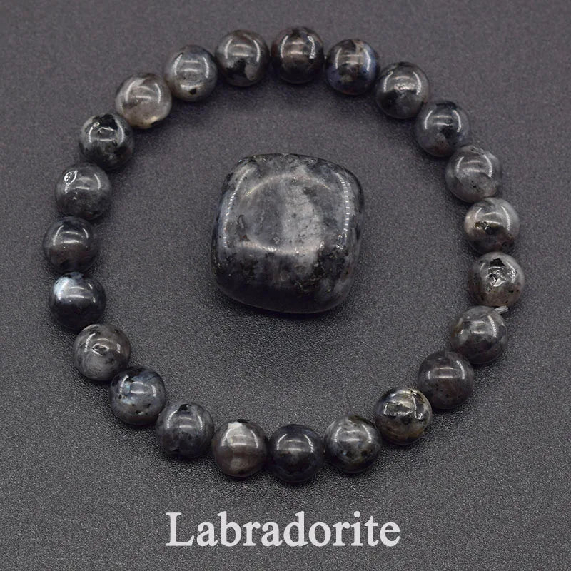 Labradorite Crystal Bracelet – Intuition, Transformation & Protection
