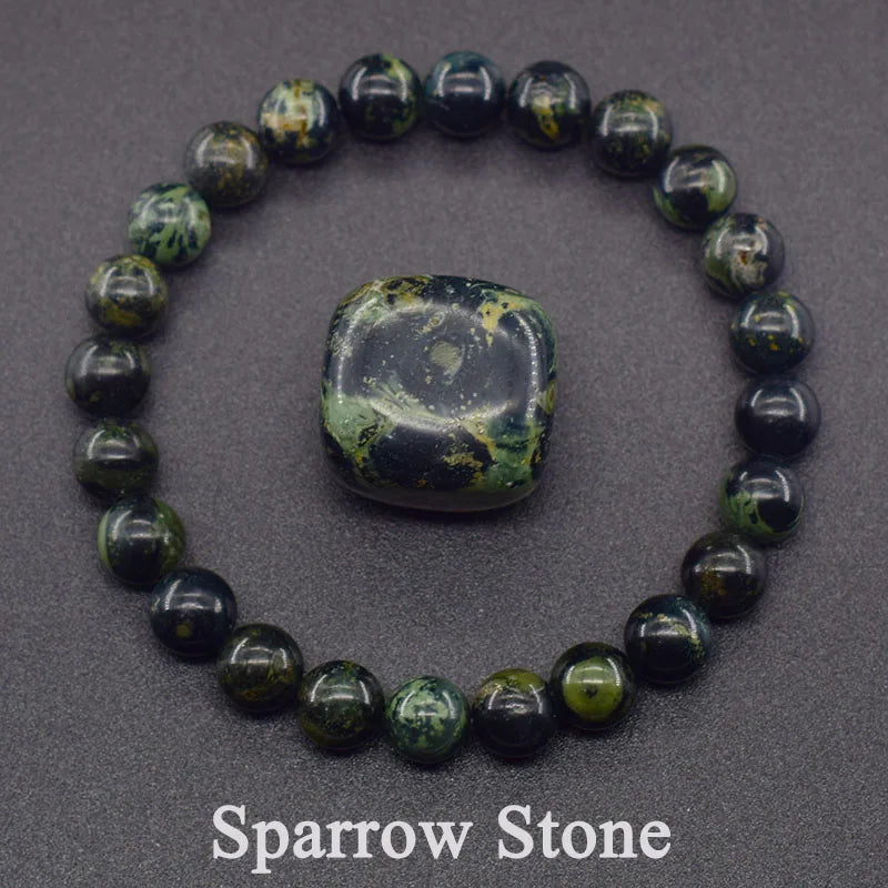 Sparrow Stone Bracelet – Protection, Vitality & Grounding Energy