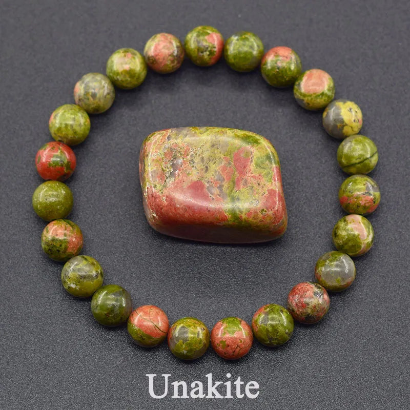 Unakite Crystal Bracelet – Balance, Renewal & Emotional Healing