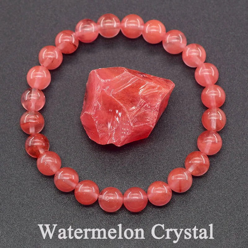 Watermelon Crystal Bracelet – Love, Joy & Emotional Healing