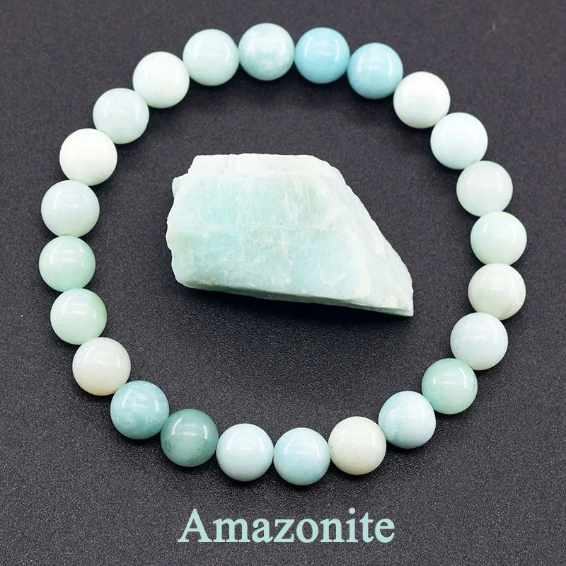 Amazonite Crystal Bracelet – Truth, Courage & Soothing Energy