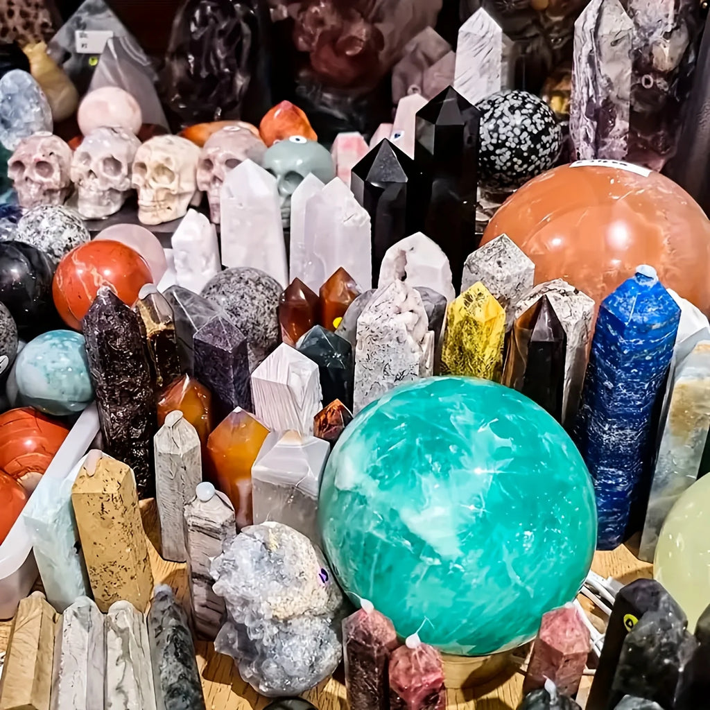 Mystical Crystal Mystery Box | Handpicked Raw & Tumbled Stones | 1lb, 2lb, or 3lb Box of Healing Crystals & Gemstones