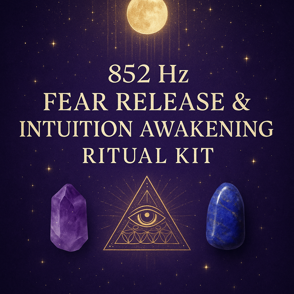 852 Hz Fear Release & Intuition Awakening Ritual Kit (Digital Download)