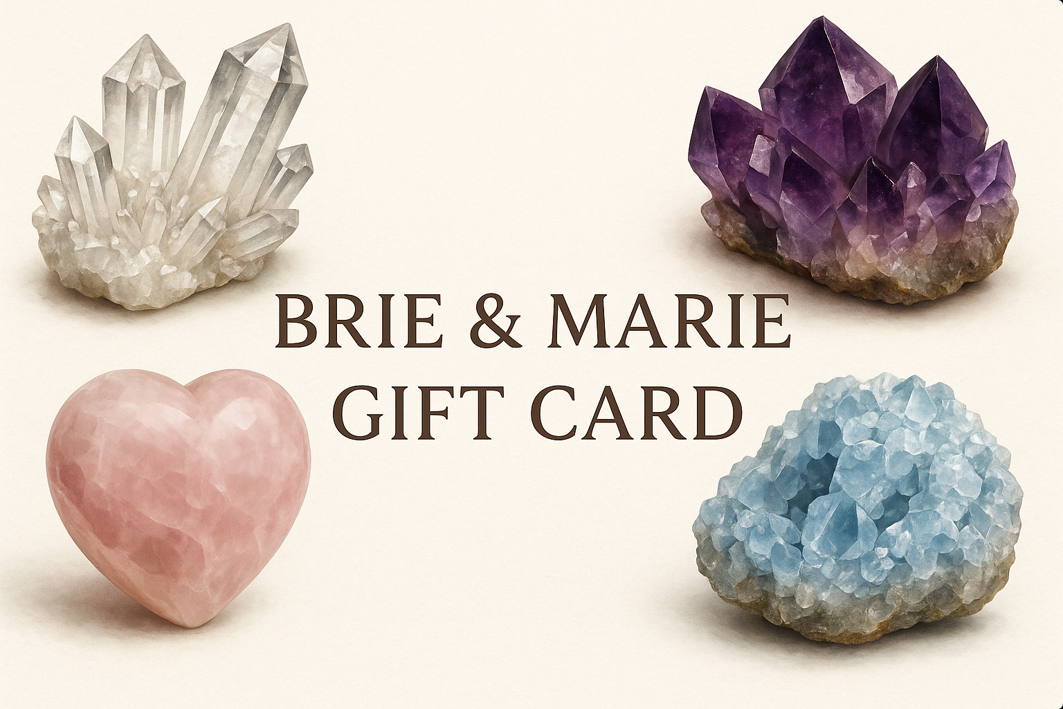 Brie & Marie Digital Gift Card – Perfect for Crystal & Manifestation Lovers