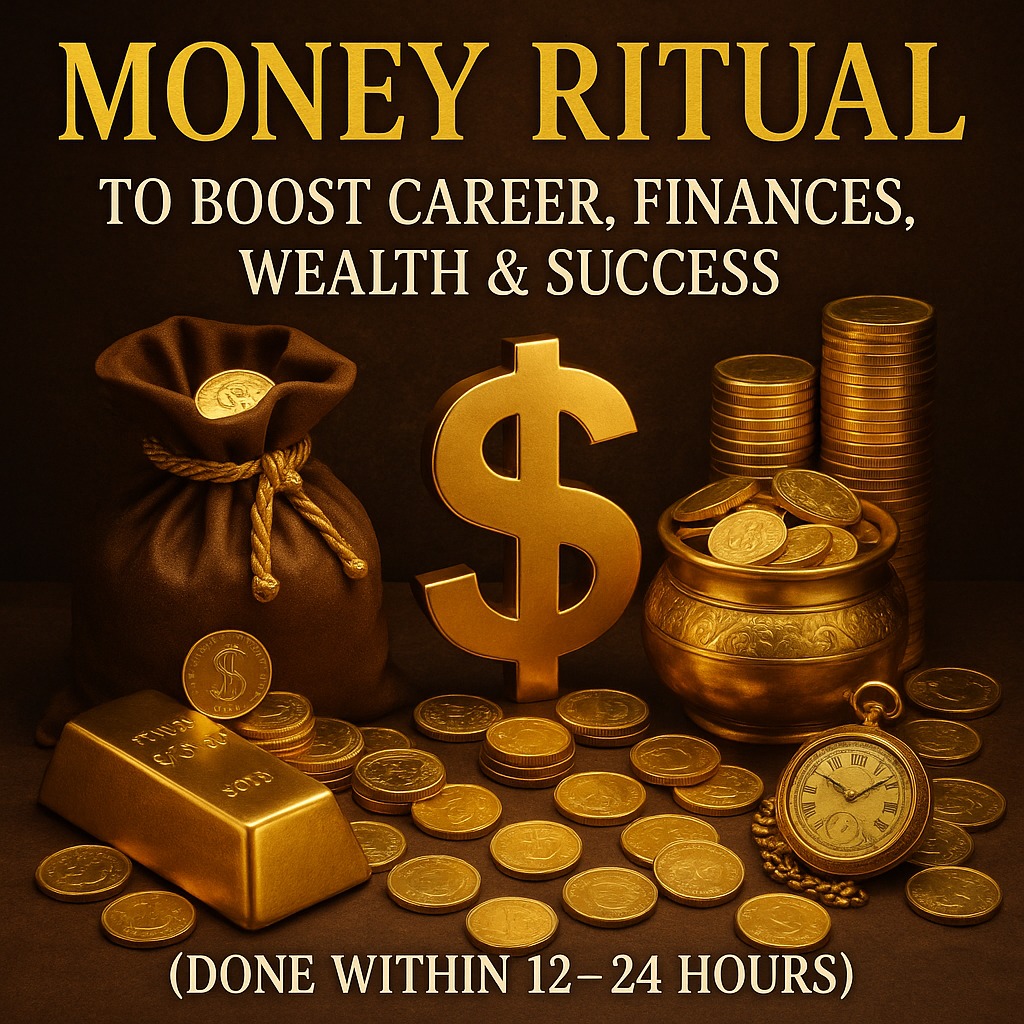 Money Ritual to Boost Career, Finances, Wealth & Success (Done Within 12–24 Hours)