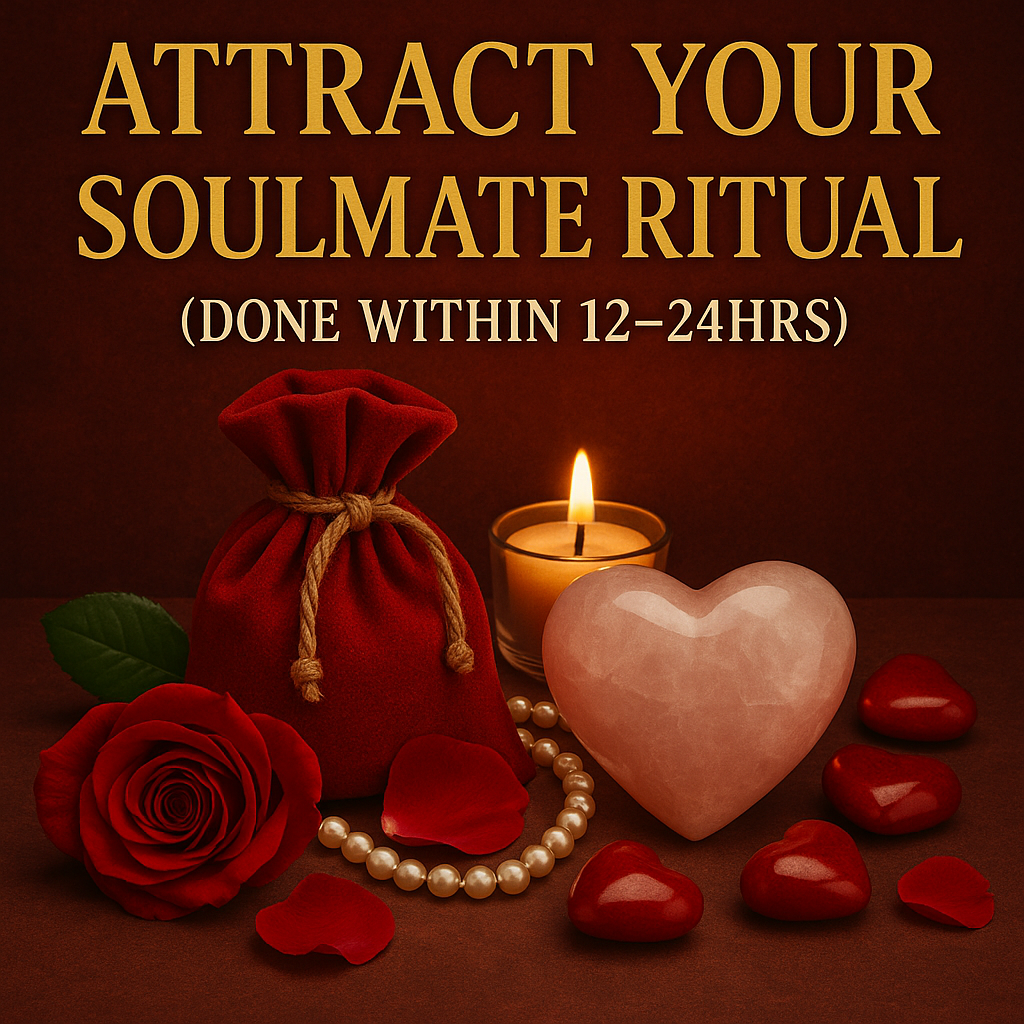 Attract Your Soulmate Ritual (Done within 12–24hrs)