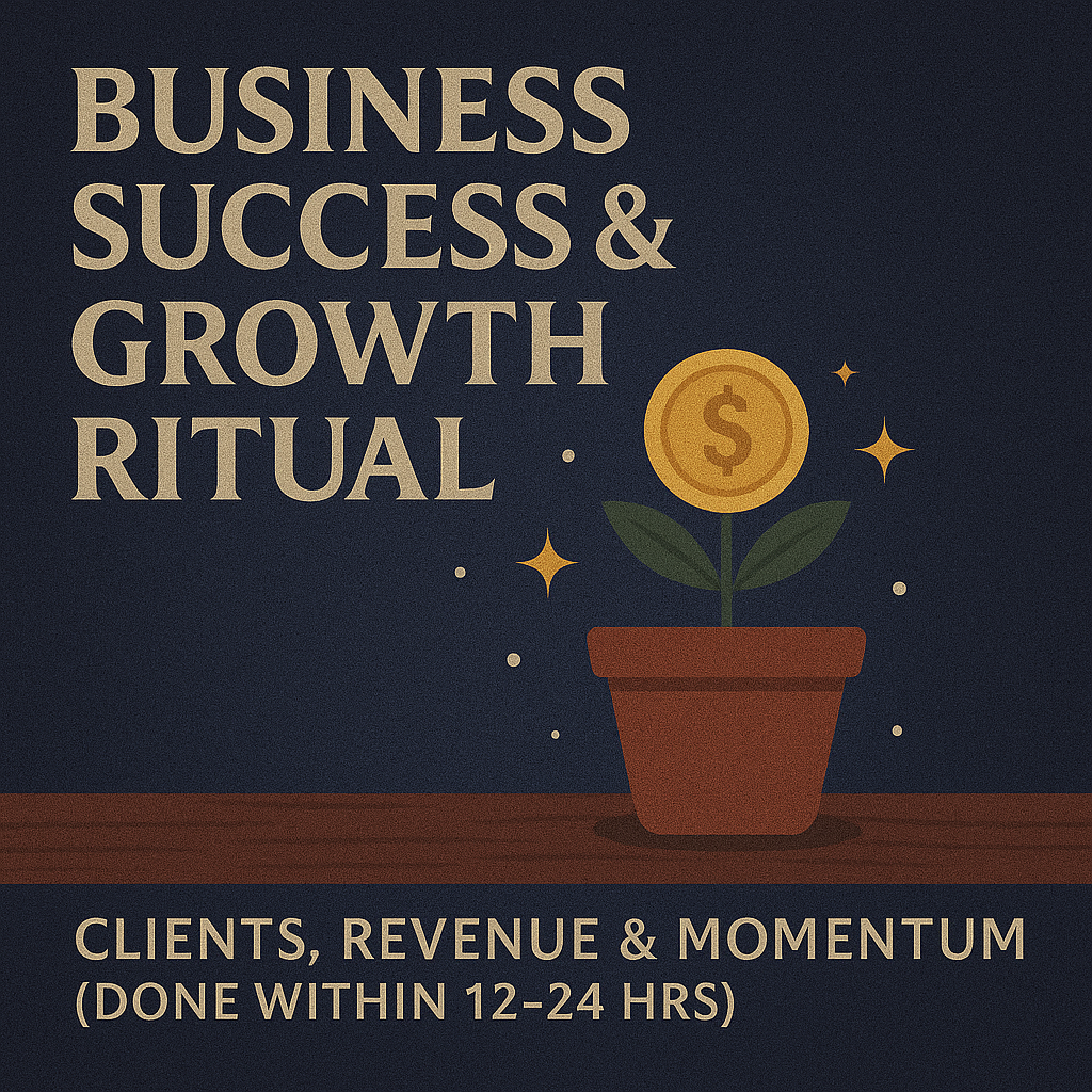 Business Success & Growth Ritual — Clients, Revenue & Momentum (Done within 12–24 hrs)