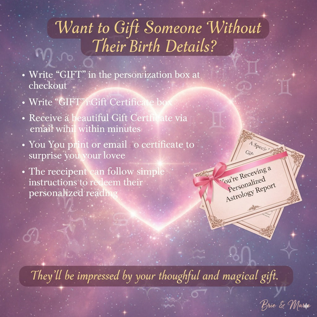 💫✨ NATAL CHART READING – DIGITAL ASTROLOGY REPORT ✨💫