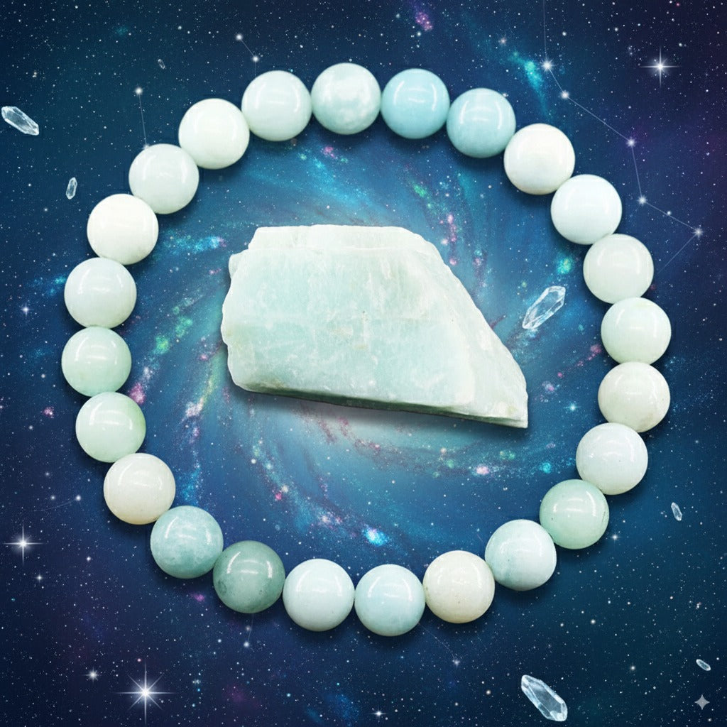 Amazonite Crystal Bracelet – Truth, Courage & Soothing Energy