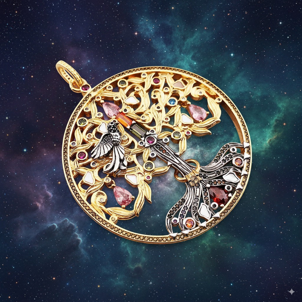 Tree of Love Pendant – 18K Gold-Plated 925 Sterling Silver Talisman of Strength, Connection & Eternal Love