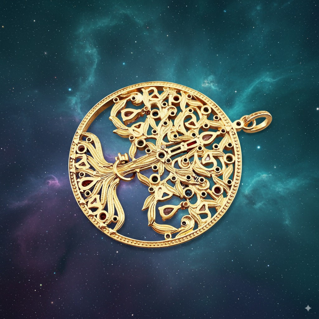 Tree of Love Pendant – 18K Gold-Plated 925 Sterling Silver Talisman of Strength, Connection & Eternal Love