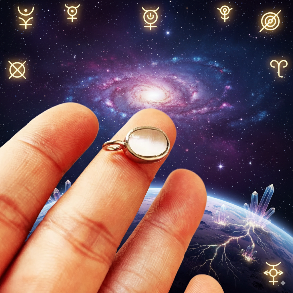 White Opal “Inner Light” Oval Pendant — 925 Sterling Silver | Intuition • Inspiration • Harmony