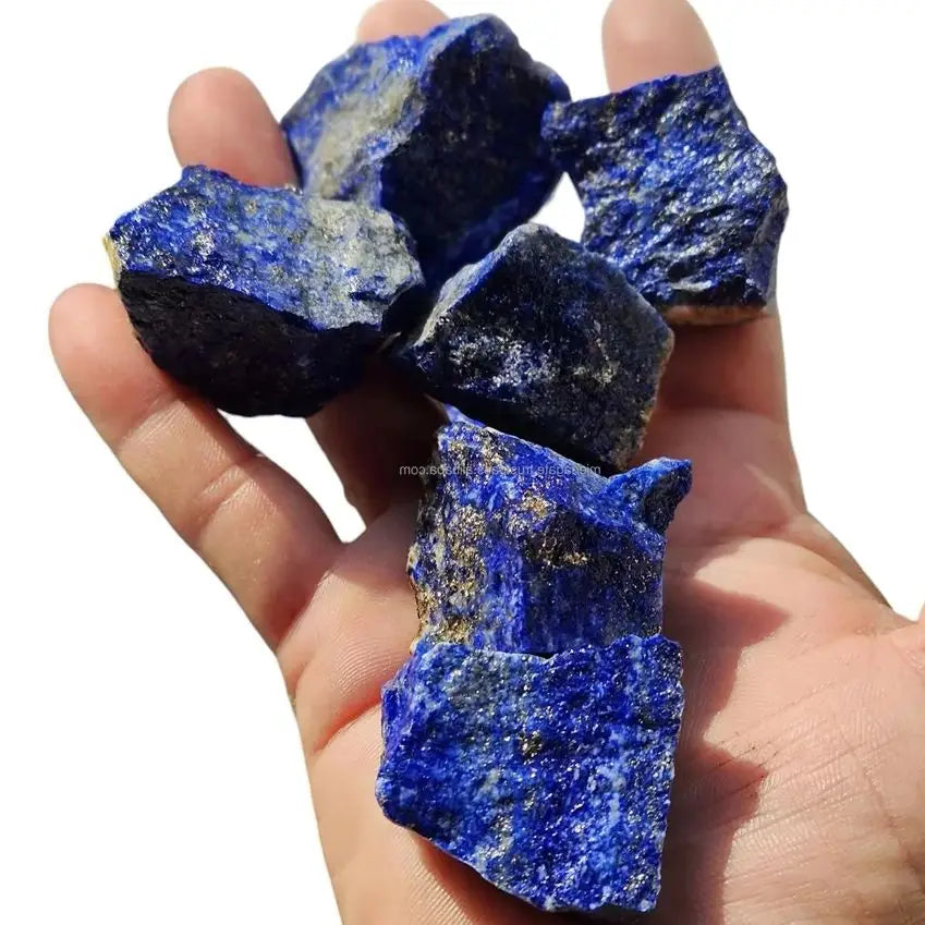 High-Grade Raw Lapis Lazuli from Afghanistan – Spiritual Healing & Manifestation Crystal (140–200 g Bags)