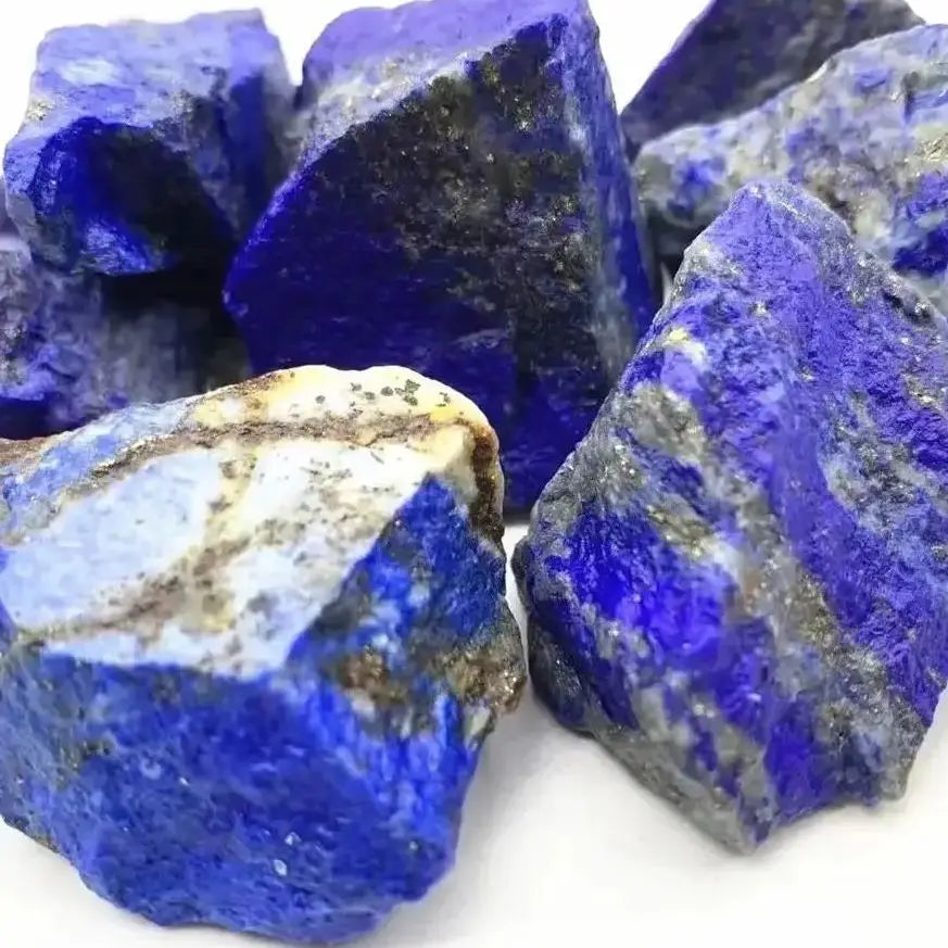 High-Grade Raw Lapis Lazuli from Afghanistan – Spiritual Healing & Manifestation Crystal (140–200 g Bags)