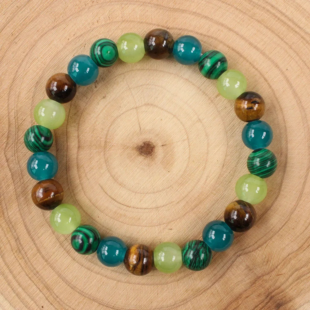 Rich Money Bracelet – Natural Stone Prosperity Bangle
