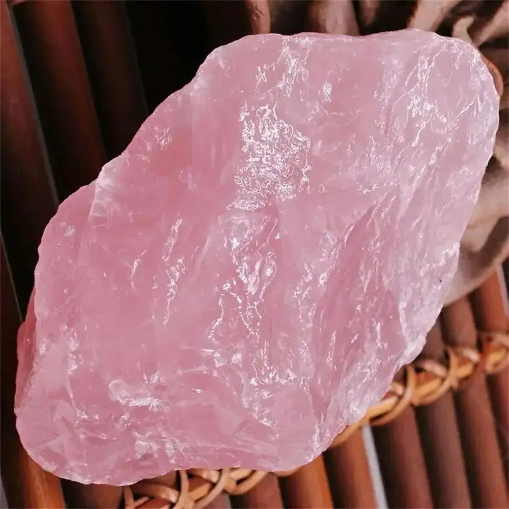 Natural Rose Quartz Raw Crystal – Stone of Love, Peace & Heart Healing
