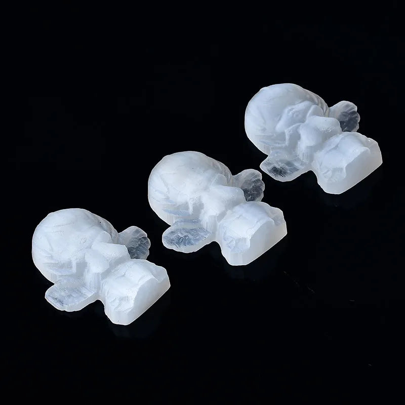 Natural Selenite Angel Statue – Spiritual Protection, Reiki Healing & Meditation Decor