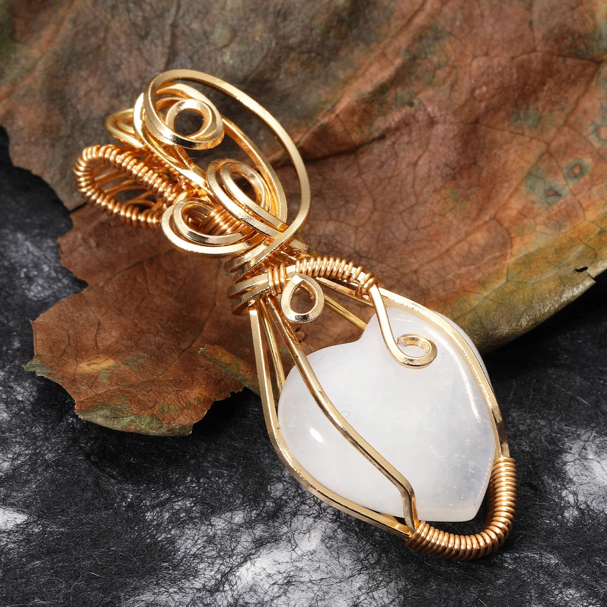 Handmade Moonstone Pendant Necklace