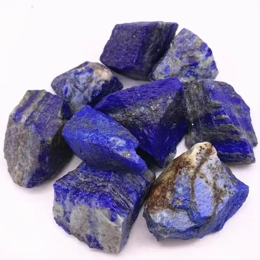 High-Grade Raw Lapis Lazuli from Afghanistan – Spiritual Healing & Manifestation Crystal (140–200 g Bags)