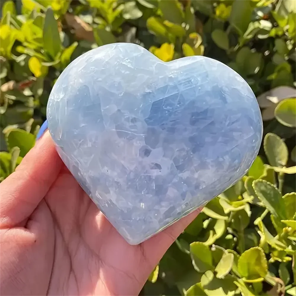 Celestial Love Celestite Heart – 300 g to 700 g | Angelic Peace & Manifestation Crystal