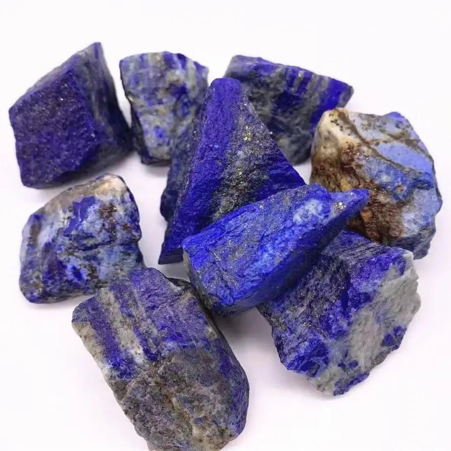 High-Grade Raw Lapis Lazuli from Afghanistan – Spiritual Healing & Manifestation Crystal (140–200 g Bags)