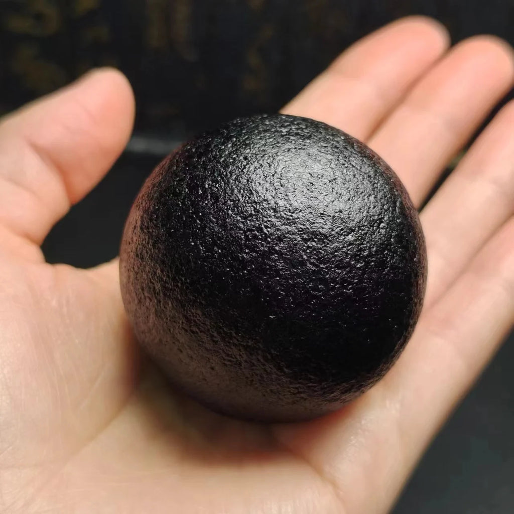 Moldavite Sphere - Cosmic Orb of Transformation (40mm & 50mm) - Genuine Celestial Stone