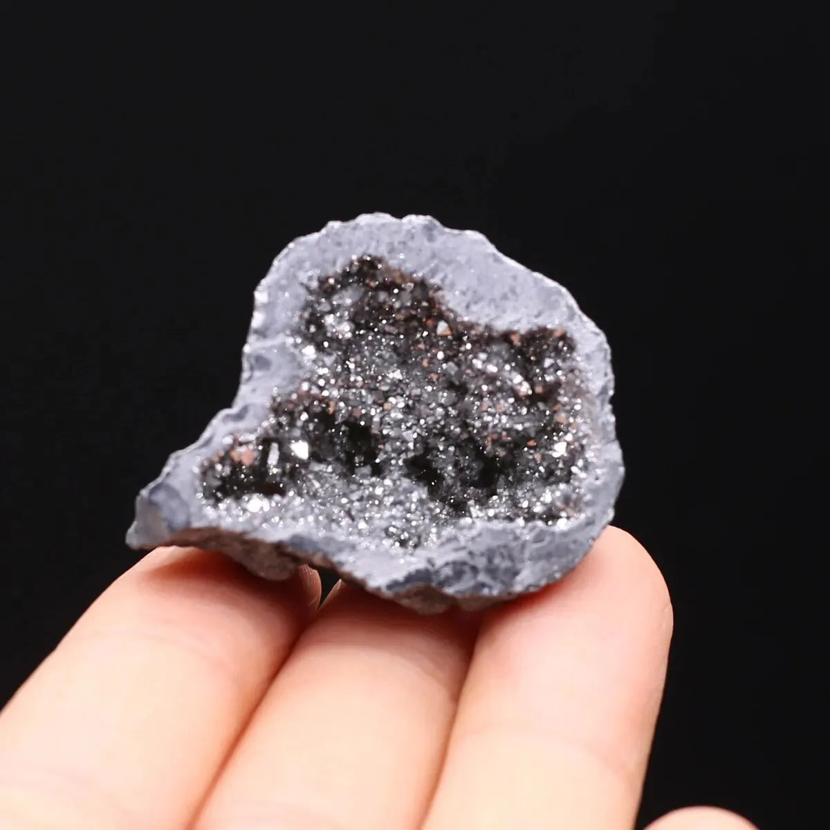 ✨ Natural Agate Treasure Bowls – 2pcs Crystal Energy Gemstone Set